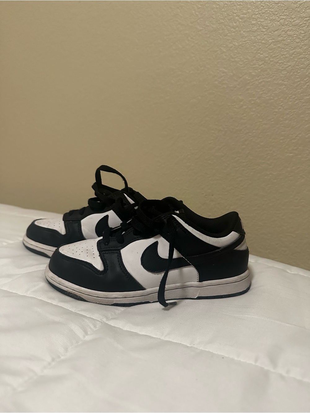 Nike Dunk Low Kids Black and White Sneakers